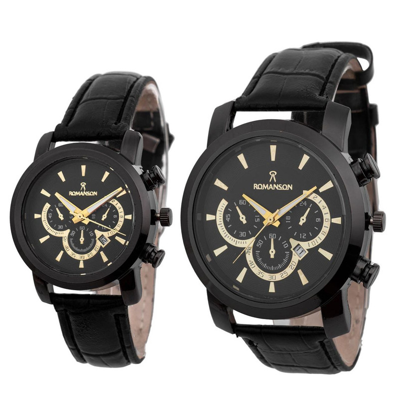 ست ساعت مچی عقربه ای زنانه و مردانه مدل Coco06