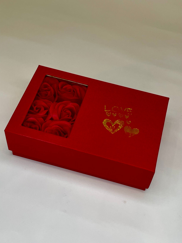 جعبه کادویی گل رز