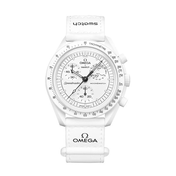 ساعت امگا سواچ مدل Omega x Swatch Mission To Moonphase Snoopy
