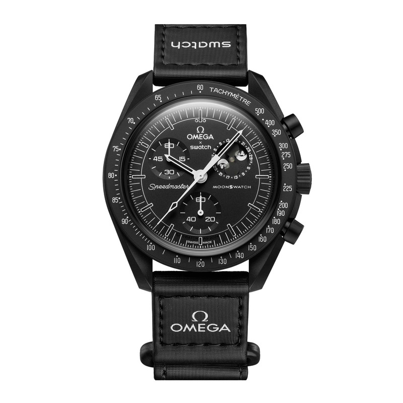 ساعت  امگا سواچ  Mission to the Moon phase new Moon